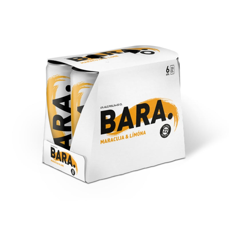 BARA - Maracuja og Lime 4% 6x330ml
