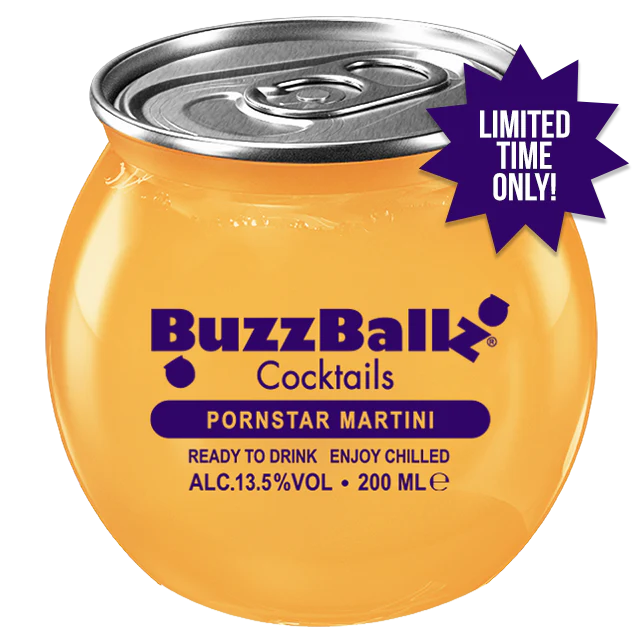 Buzzballz Buzzballz Pornstar Martini 200ml, 13,5%