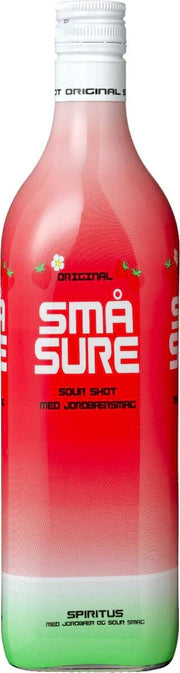 Små Sure Strawberry 500ml Plastic
